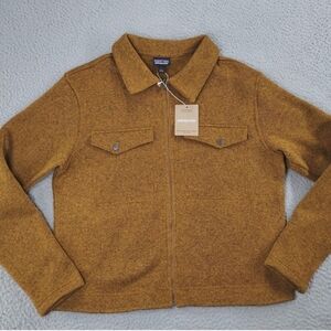 NWT WOMEN'S Patagonia Tan Wool Jacket